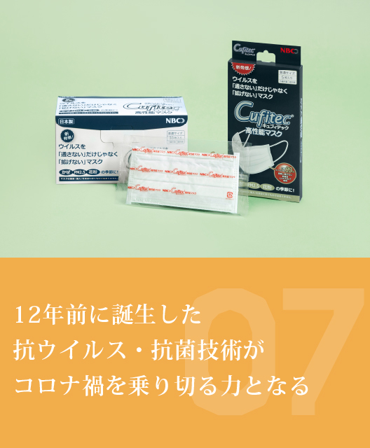 12年前に誕生した抗ウイルス・抗菌技術がコロナ禍を乗り切る力となる